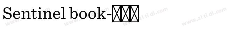 Sentinel book字体转换